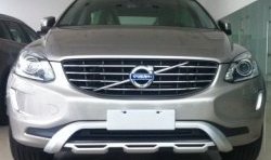 41 799 р. Накладка на передний бампер CT v2 Volvo XC60 (2017-2022) (Неокрашенная)  с доставкой в г. Вологда. Увеличить фотографию 3