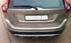 11 449 р. Защитная накладка на задний бампер СТ Volvo XC60 (2017-2022)  с доставкой в г. Вологда. Увеличить фотографию 2
