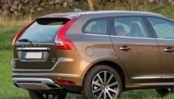41 799 р. Накладка на задний бампер CT v2 Volvo XC60 (2017-2022) (Неокрашенная)  с доставкой в г. Вологда. Увеличить фотографию 2