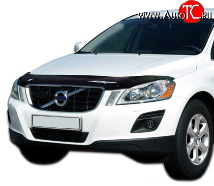 3 899 р. Дефлектор капота NovLine Volvo XC60  дорестайлинг (2008-2013)  с доставкой в г. Вологда