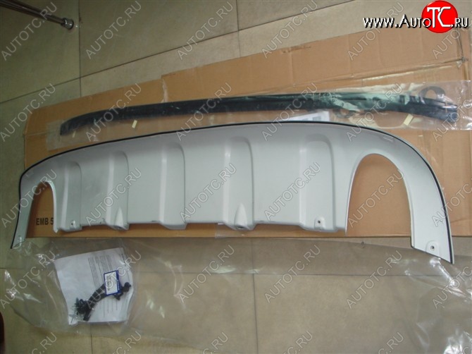 4 499 р. Накладка на задний бампер Original Design Volvo XC60  дорестайлинг (2008-2013) (Неокрашенная)  с доставкой в г. Вологда