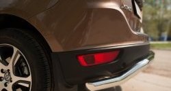 15 999 р. Защита заднего бампера (Ø63 мм волна, нержавейка) SLITKOFF Volvo XC60  дорестайлинг (2008-2013)  с доставкой в г. Вологда. Увеличить фотографию 7