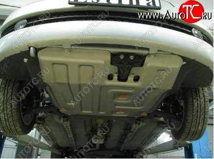 4 849 р. Защита картера двигателя и КПП ALFECO Vortex Estina (2008-2012) (Сталь 2 мм)  с доставкой в г. Вологда